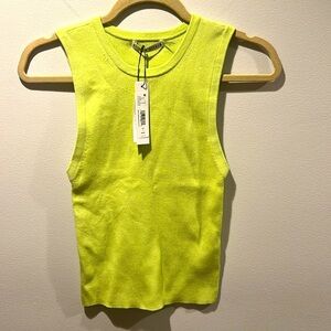 NWT Alice & Olivia sweater tank- great color !